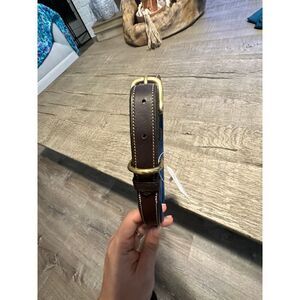 Leather and crystal dog collar
